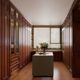 Bespoke Specialty Built‑Ins  Islands, Entry & Wine Cabinets  One‑Piece Feature Wall Cabinetry