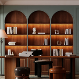 Bespoke Specialty Built‑Ins  Islands, Entry & Wine Cabinets  One‑Piece Feature Wall Cabinetry