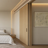 Custom Bedroom Doors  Hidden/Flush Options  Wall‑Matching Finish & Full Trim Package