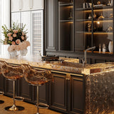 Bespoke Specialty Built‑Ins  Islands, Entry & Wine Cabinets  One‑Piece Feature Wall Cabinetry