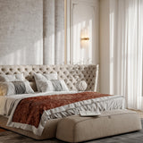 Bespoke Soft Upholstery Wall Panels  For Hotels & Villas  Fabric/Leather Options