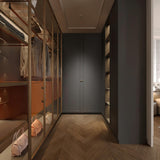 Bespoke Specialty Built‑Ins  Islands, Entry & Wine Cabinets  One‑Piece Feature Wall Cabinetry