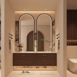 Bespoke Bathroom Vanity  Moisture‑Resistant  Optional Stone Countertop & Mirror Cabinet