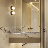 Bespoke Bathroom Vanity  Moisture‑Resistant  Optional Stone Countertop & Mirror Cabinet