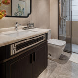 Bespoke Bathroom Vanity  Moisture‑Resistant  Optional Stone Countertop & Mirror Cabinet